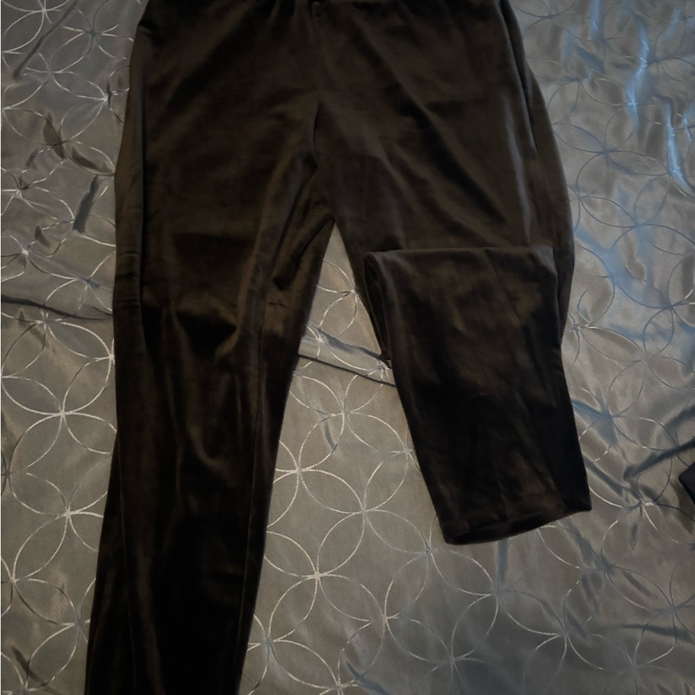 Ruby Rd. Black Velvet Trousers